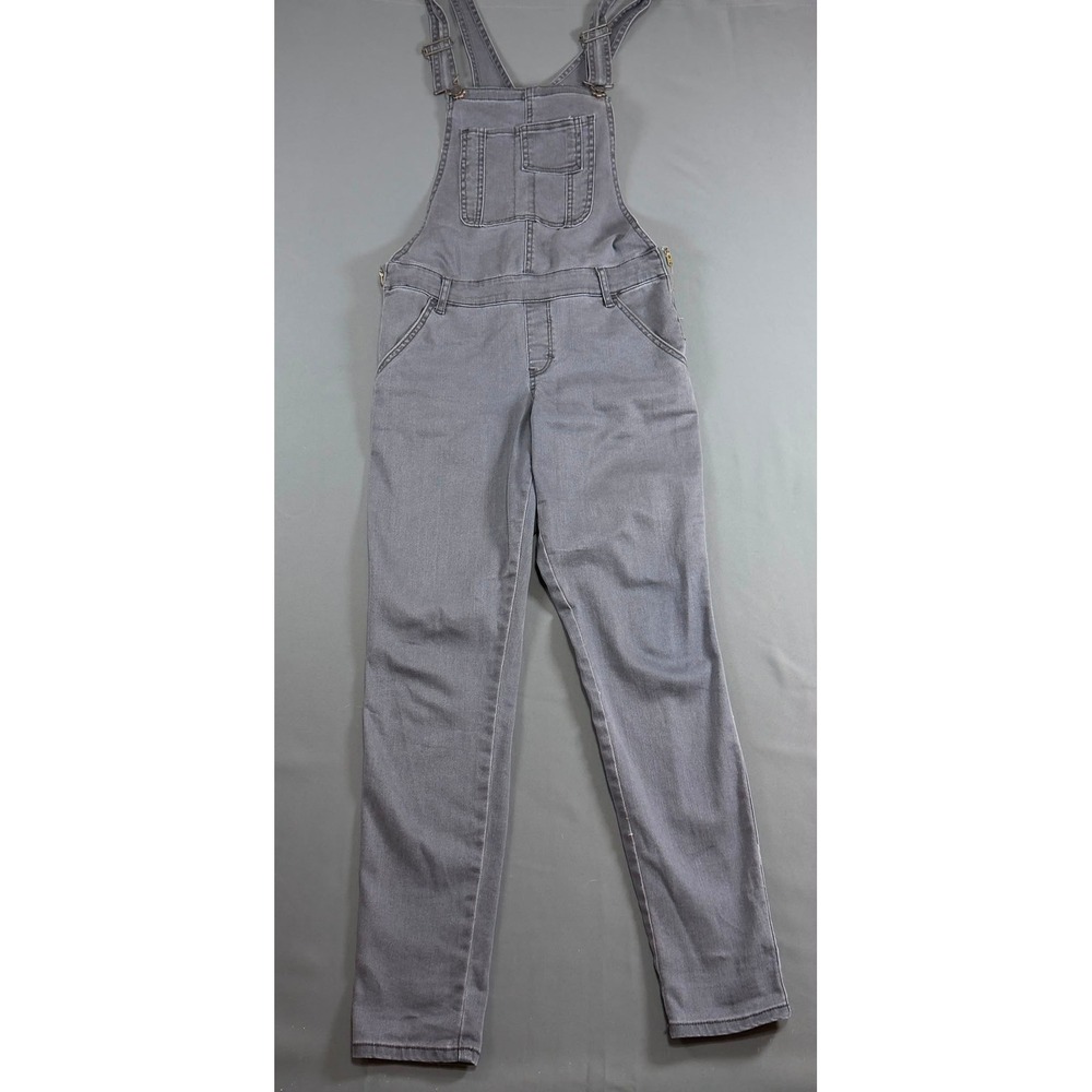 Abercrombie & Fitch Gray Slim Fit Size Overalls Heather Charcoal M Stretch